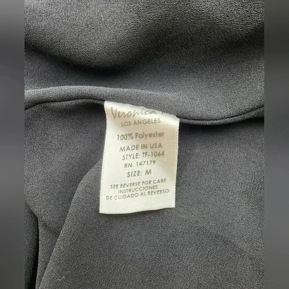 VeronicaM Los Angeles Black Sleevless Blouse - Picture 4 of 5